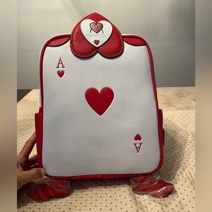 Japan Exclusive_Loungefly queen of hearts card mini backpack